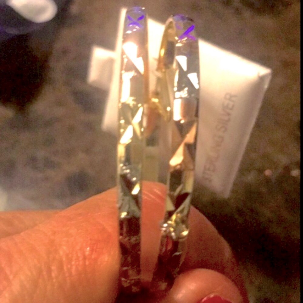 Egyptian gold earrings - Picture 1 of 7
